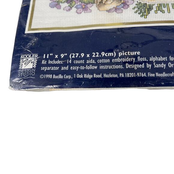 Bucilla Vintage Counted Cross Stitch Kit Mother's Heart New Flaw - Picture 4 of 9